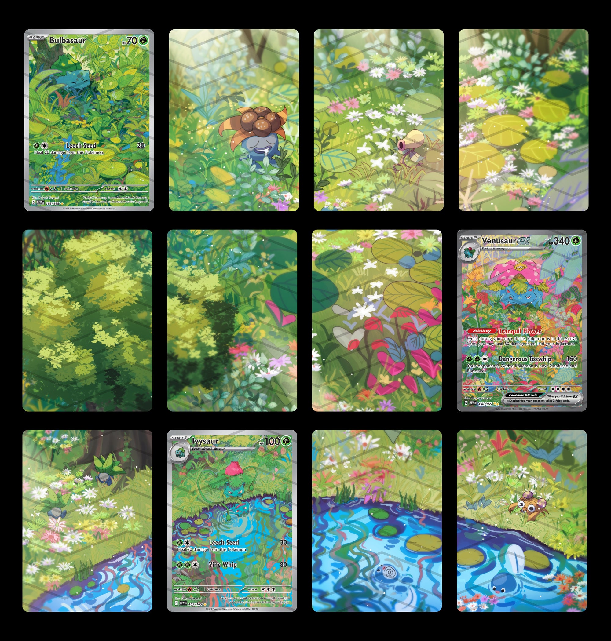 151 - SIR Full Art Pages (PRE-ORDER) - Venusaur / Charizard / Blastoise