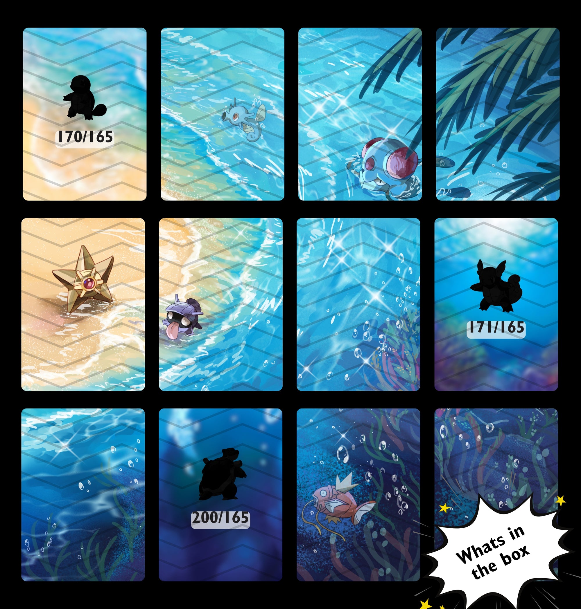 151 - SIR Full Art Pages (PRE-ORDER) - Venusaur / Charizard / Blastoise